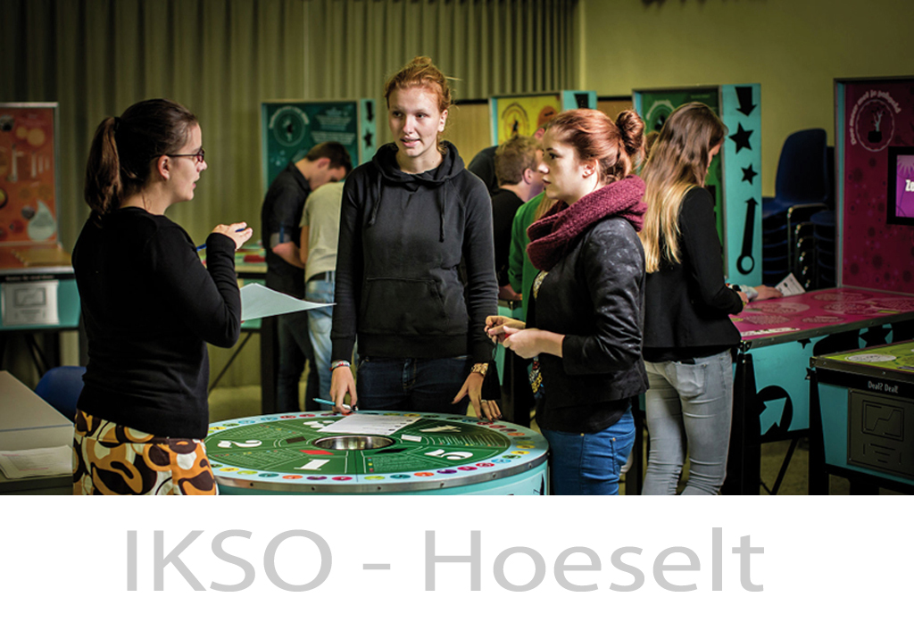 Studenten tijdens een Kimaatcasino