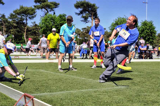 Actiefoto tijdens Special Olympics