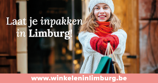 Laat je inpakken in Limburg! Op zoek naar eindejaarscadeautjes? Je hebt keuze uit meer dan 5.500 Limburgse winkels. www.winkeleninlimburg.be